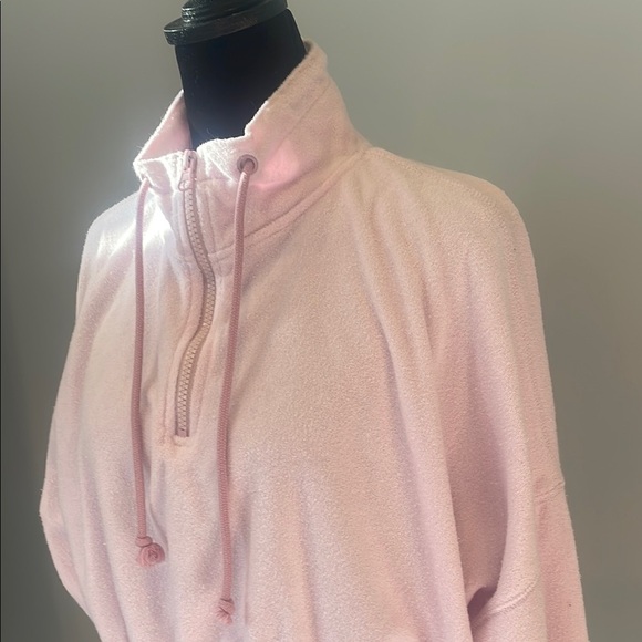 Light Pink Pullover Sweatshirt cropped pacsun medium - Picture 2 of 2